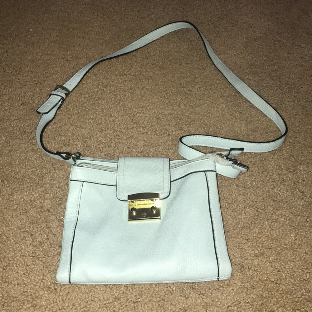 Light blue small crossbody purse